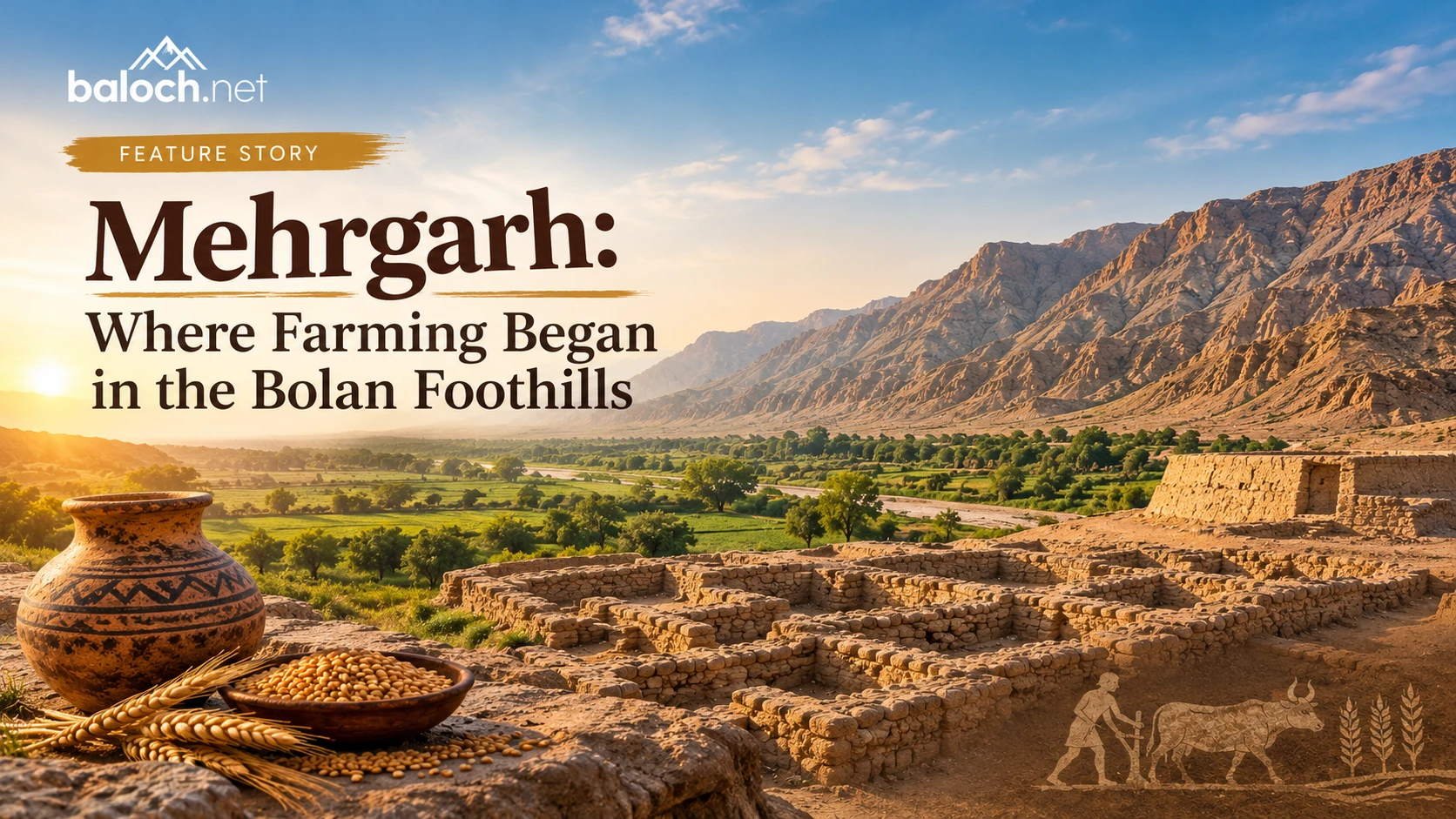 Mehrgarh: Where Farming Began in the Bolan Foothills
